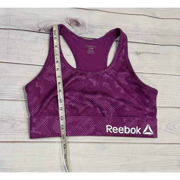 Reebok Workout Set Sportsbra & Leggings Activewear Size M Purple LIKE NEW!!! - Picture 12 of 14